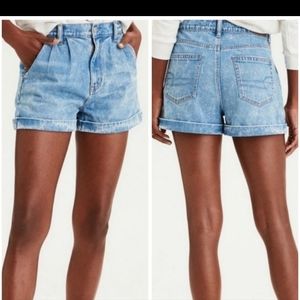 AEO Plus Size Mom Shorts